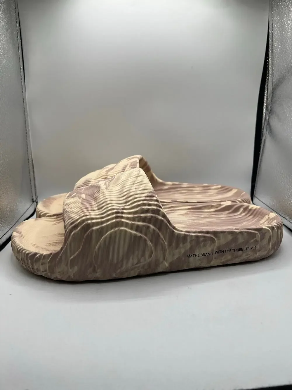Adidas Adilette 22 Slides “Sand Strata Wonder Taupe” size 13 men’s